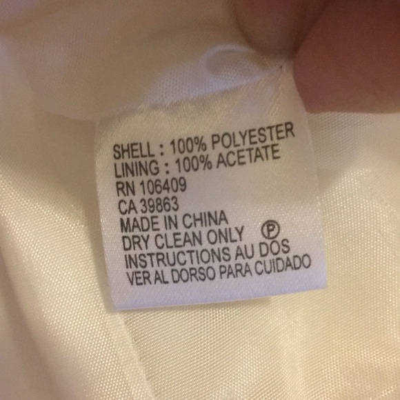 Tahari dress suit white with black accents - Picture 5 of 5